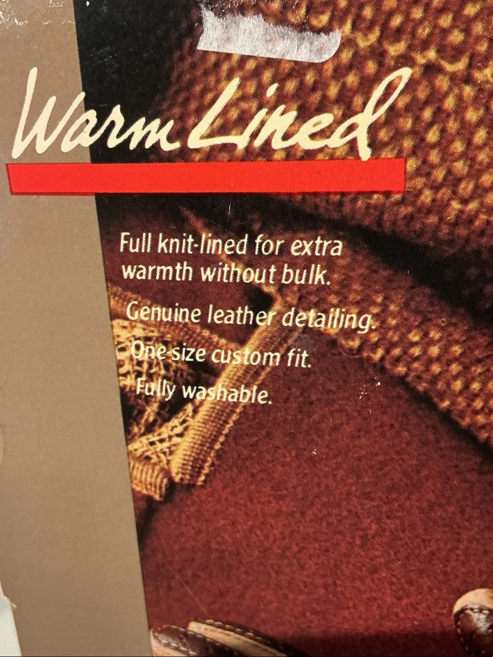 isotoner Brown Warm-Lined Women’s Gloves